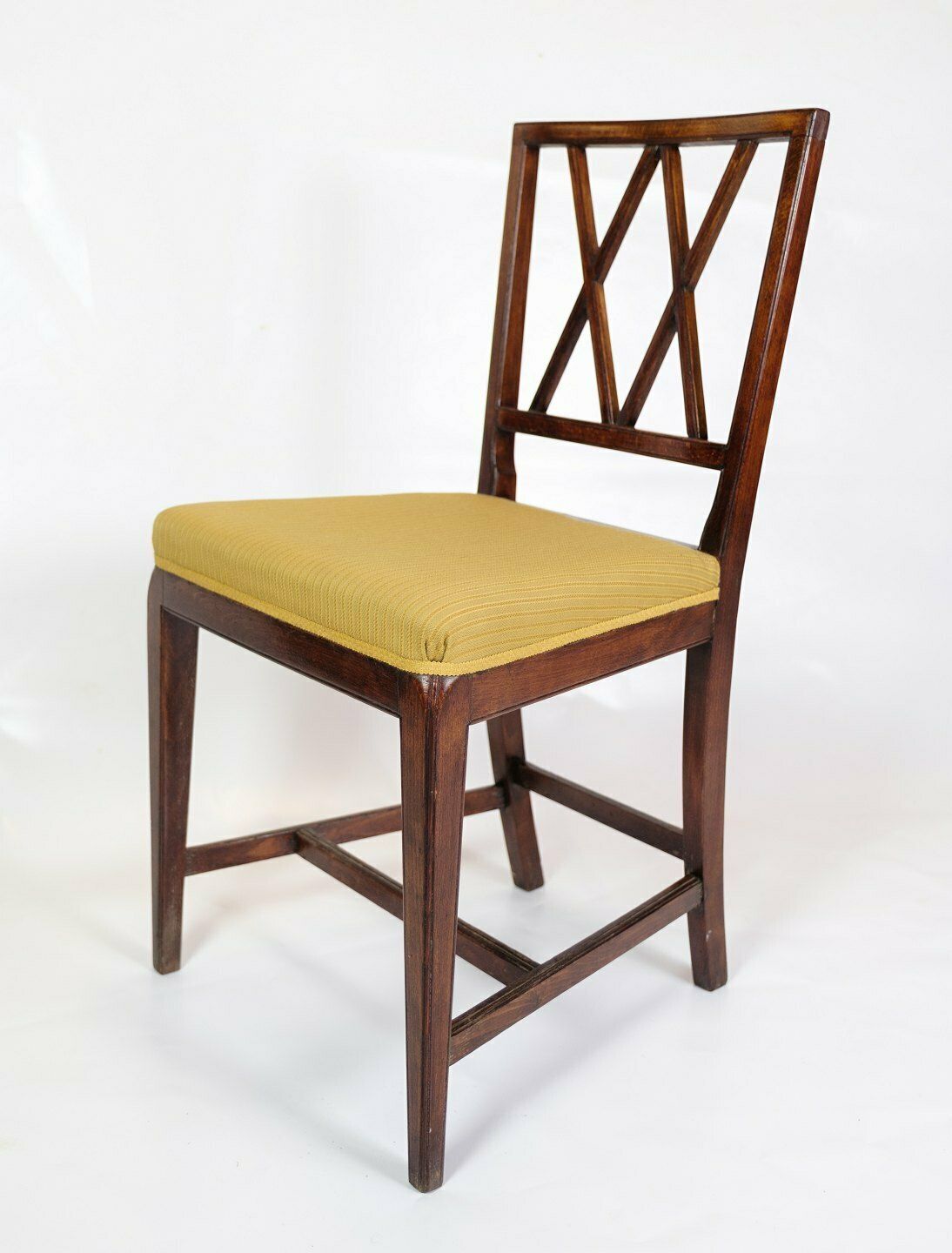 Six Dining Chairs By Ole Wanscher For Aj Iversen From 1950s photo for sale