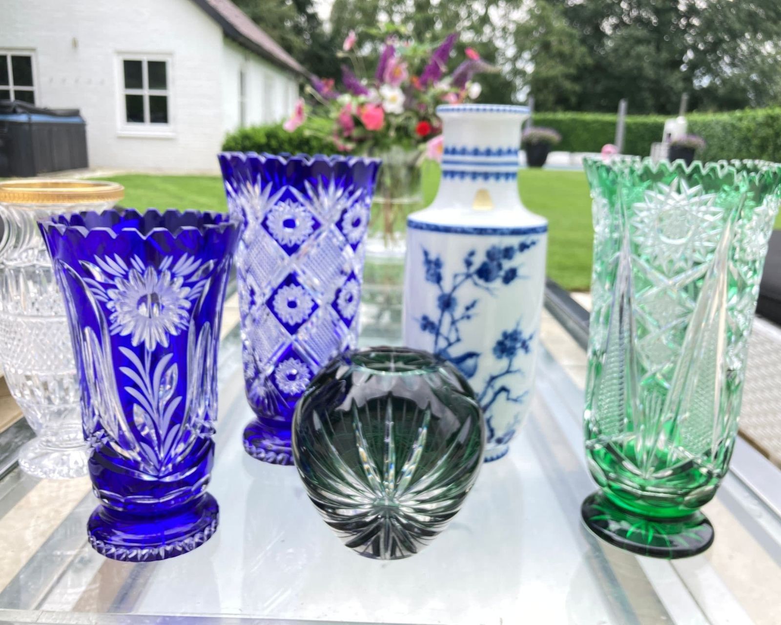 Cut Crystal Large Vase (1pcs) | Vintage Vases | Make A Selection | 1960 1980s