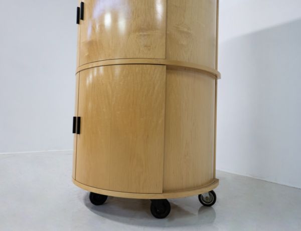 Mid Century Modern Round Cabinets ‘Big O’ By Dirk Meylaerts, 1990 photo for sale