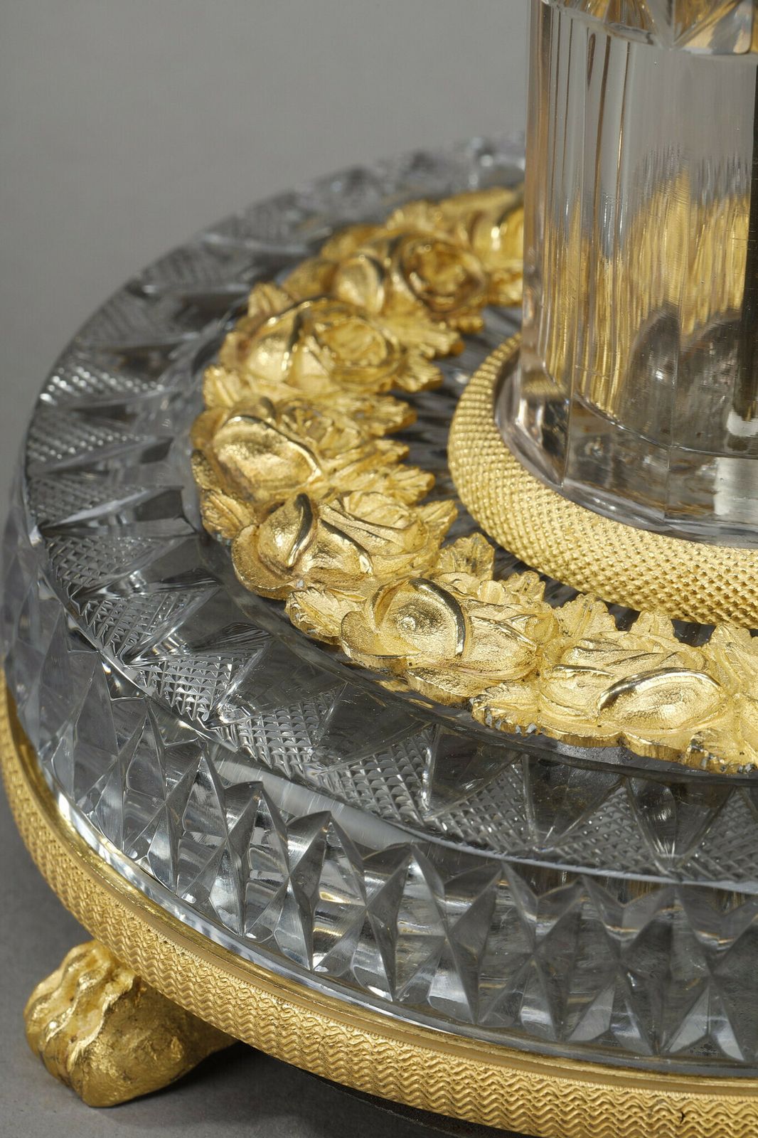 photo buy Toilet Mirror In Cut Crystal And Charles X Gilt Bronze Frame