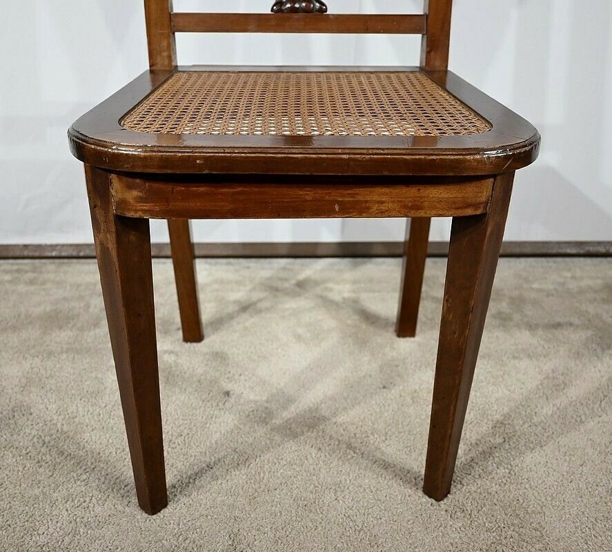 photo vinterior Pair Of Mahogany Chairs, Directoire Style – Late 19th Century