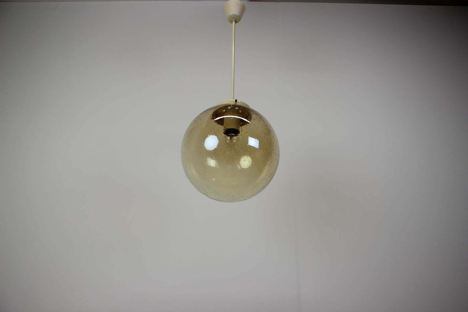 Mid Century Brass And Glass Chandelier By Valasske Mezirici, 1970's photo furniture