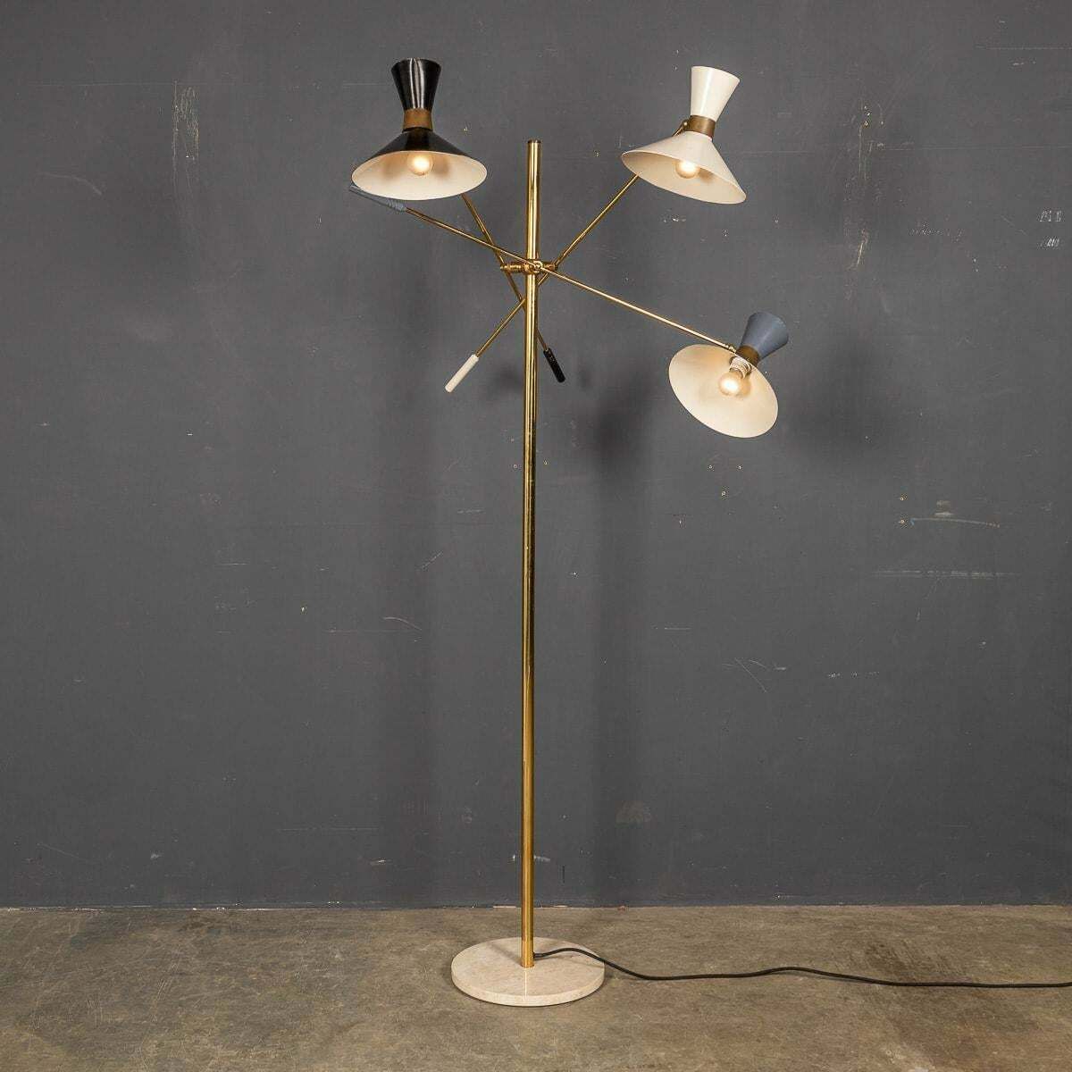 An Italian Articulated Standing Floor Lamp , C.1970 photo furniture