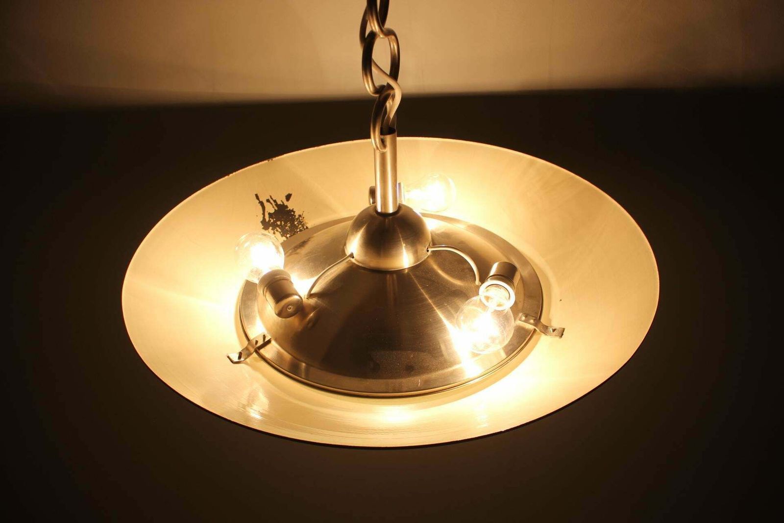 1593.0 Art Deco Chrome Pendant Light By Designer Franta Anyz, Czechoslovakia, 1930's photo
