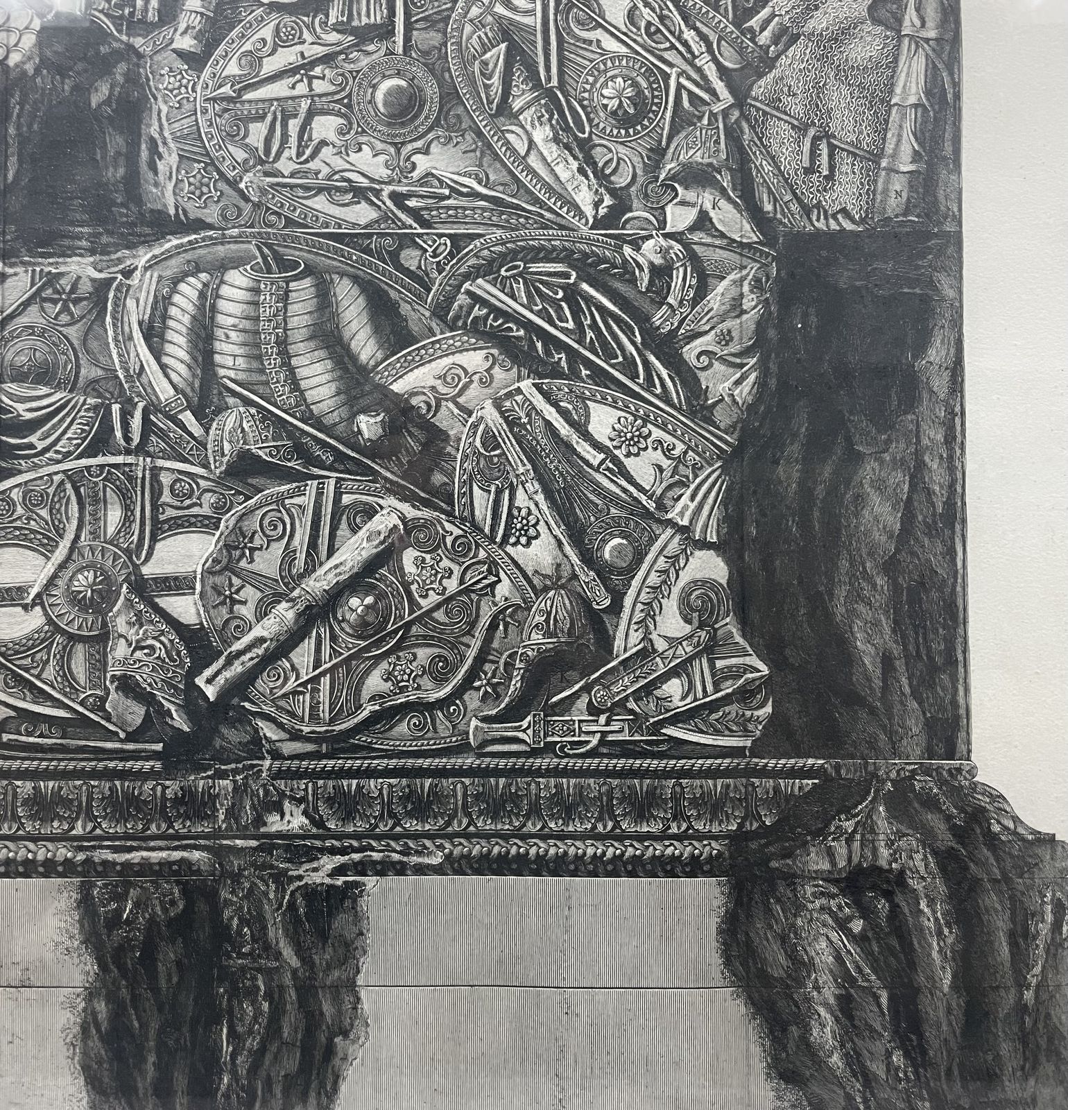 Piranesi 2 Engravings "Frontals Of Trajan's Column Pedestal" XVIII photo 2400.0