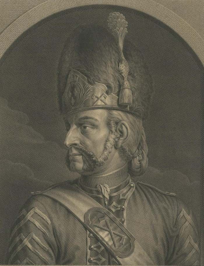 Copper Engraving Of A Sapper Of The Swiss Guards At The Vatican, 1779 photo furniture