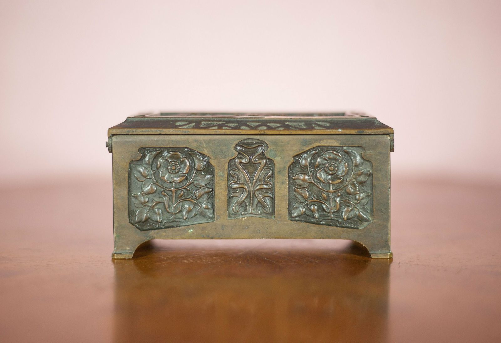 Bronze Chest, Bronze, Art Nouveau, Boudoir, Collection, Jewel Box photo vinterior