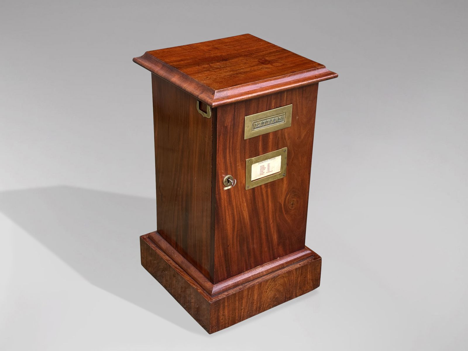19th Century Victorian Period Mahogany Country House Letter Box