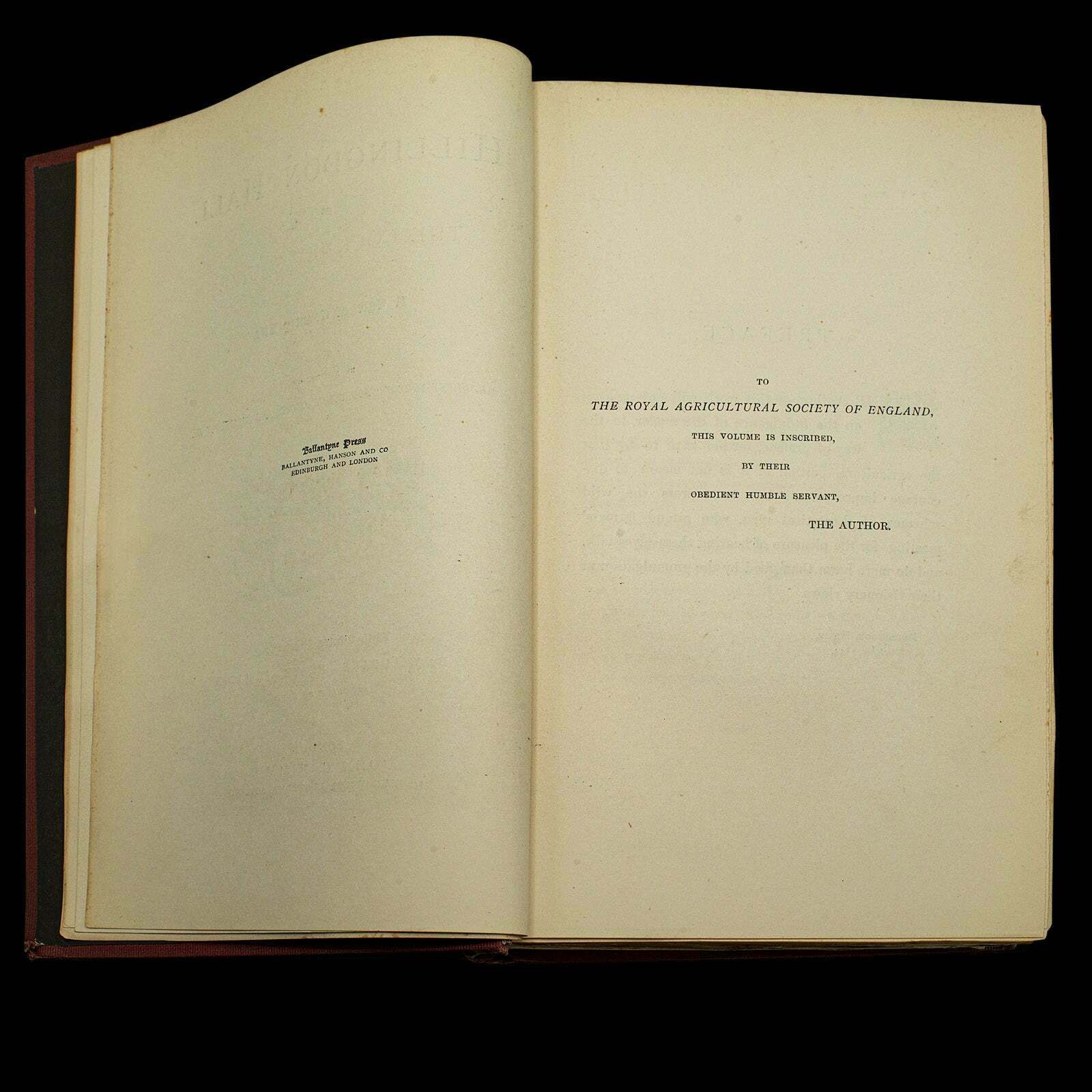 Antique Book In Case, Hillingdon Hall Or The Cockney Squire, English, Victorian photo vinterior