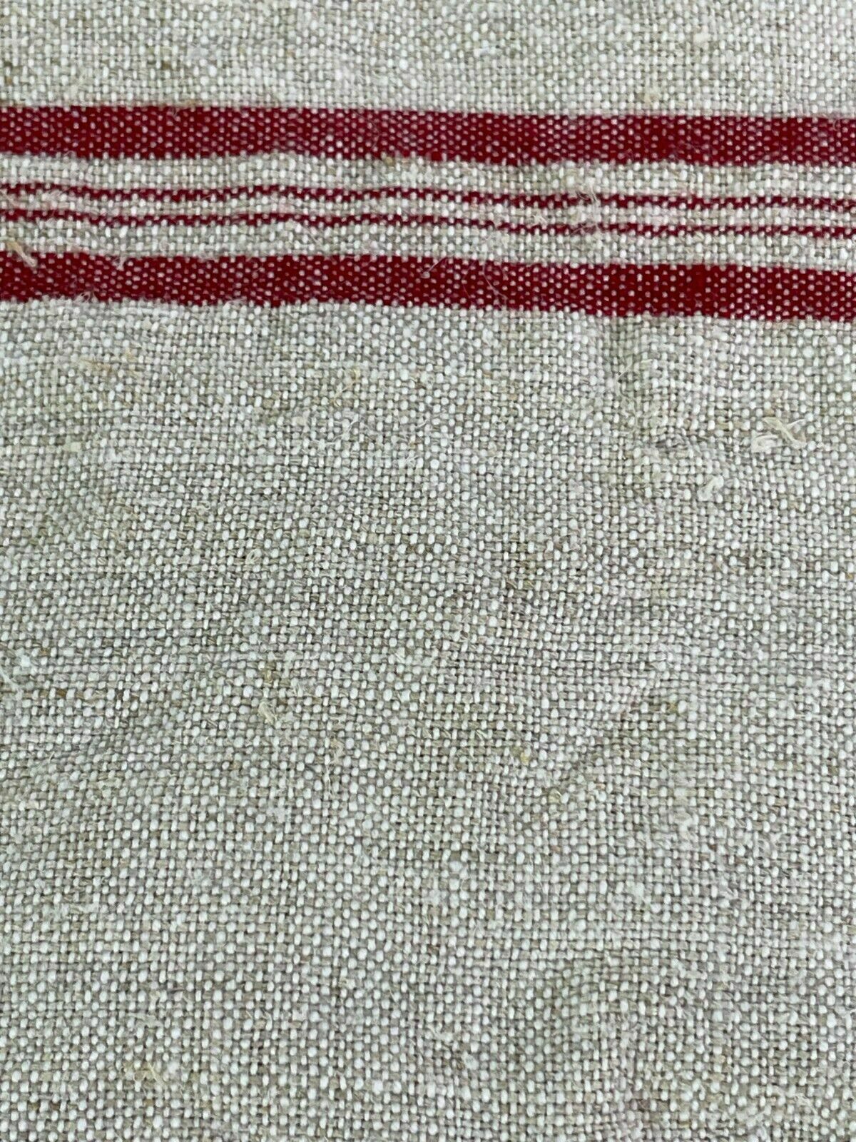 Large Vintage Antique French Hungarian Hemp Linen Table Cloth Upholstery Fabric photo for sale