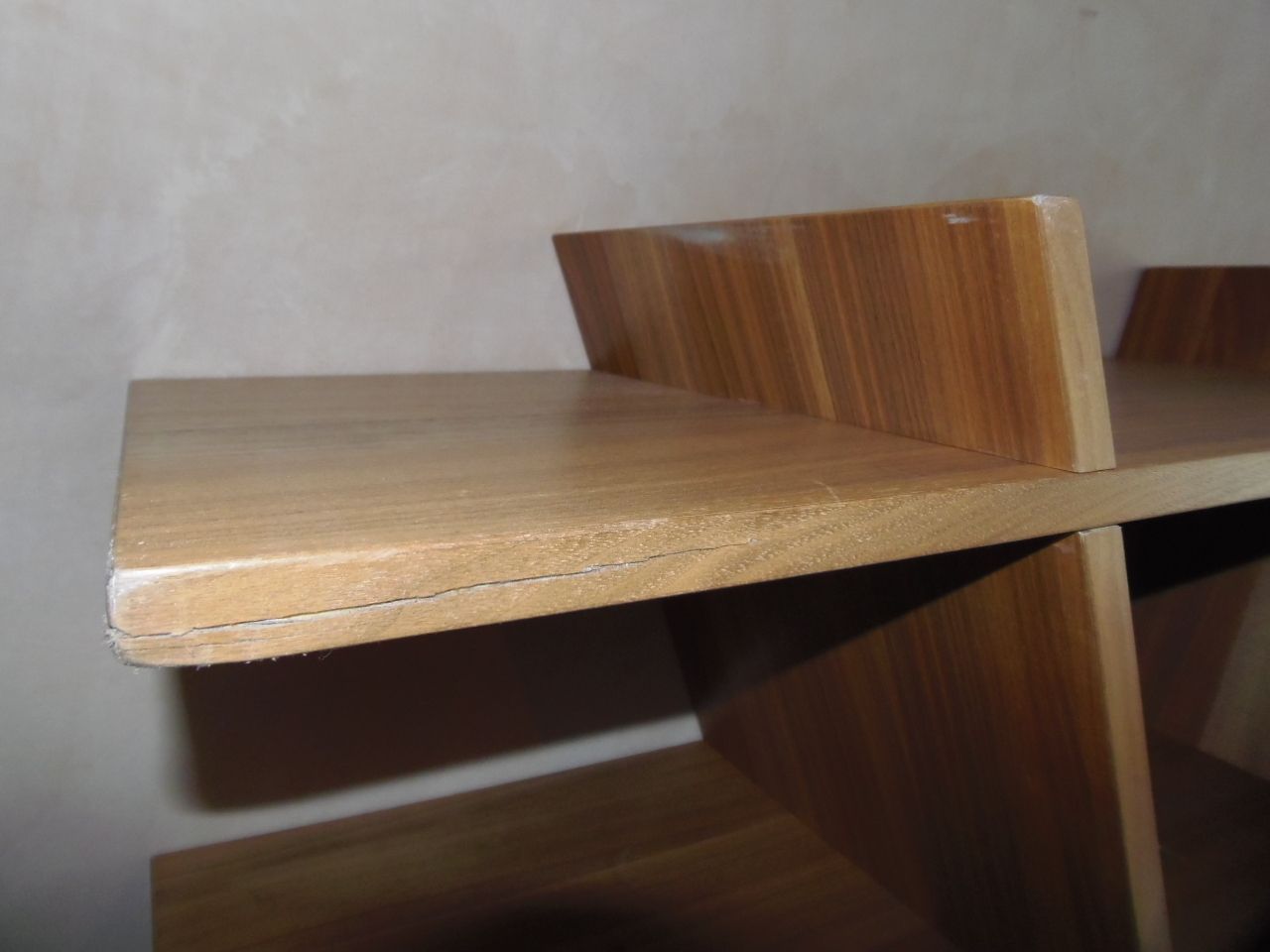 Furniture Contemporary Angular Bookshelf / Display Unit . photo