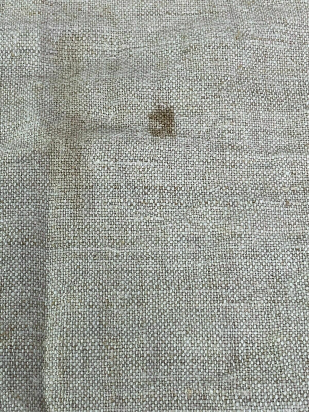 Large Vintage Antique French Hungarian Hemp Linen Table Cloth Upholstery Fabric photo vinterior