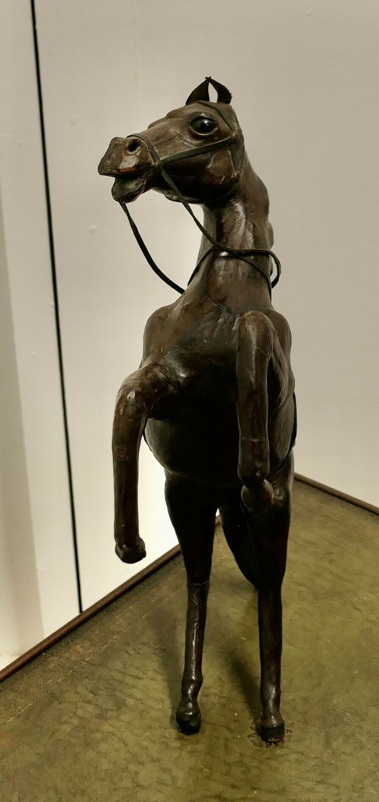 Arts And Crafts Leather Model Of A Horse photo Art