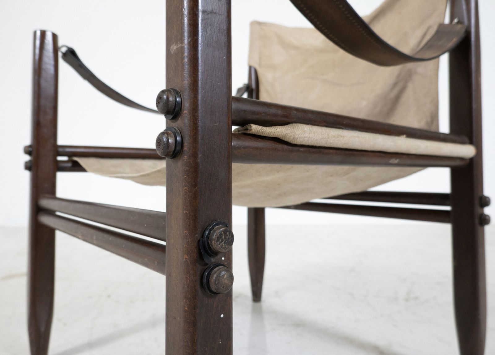 Pair Of Safari Armchairs By Gianfranco Legler For Zanotta, 1960s photo vintage