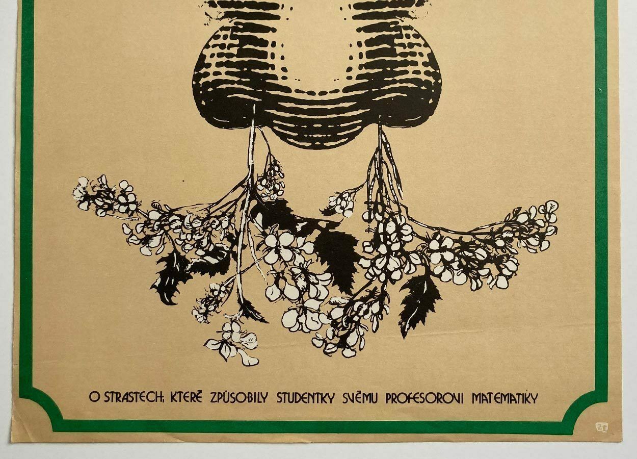 Movie Poster, I’m Loosing My Temper / Lucky Pierre, H. Michalíková, 1979 photo furniture