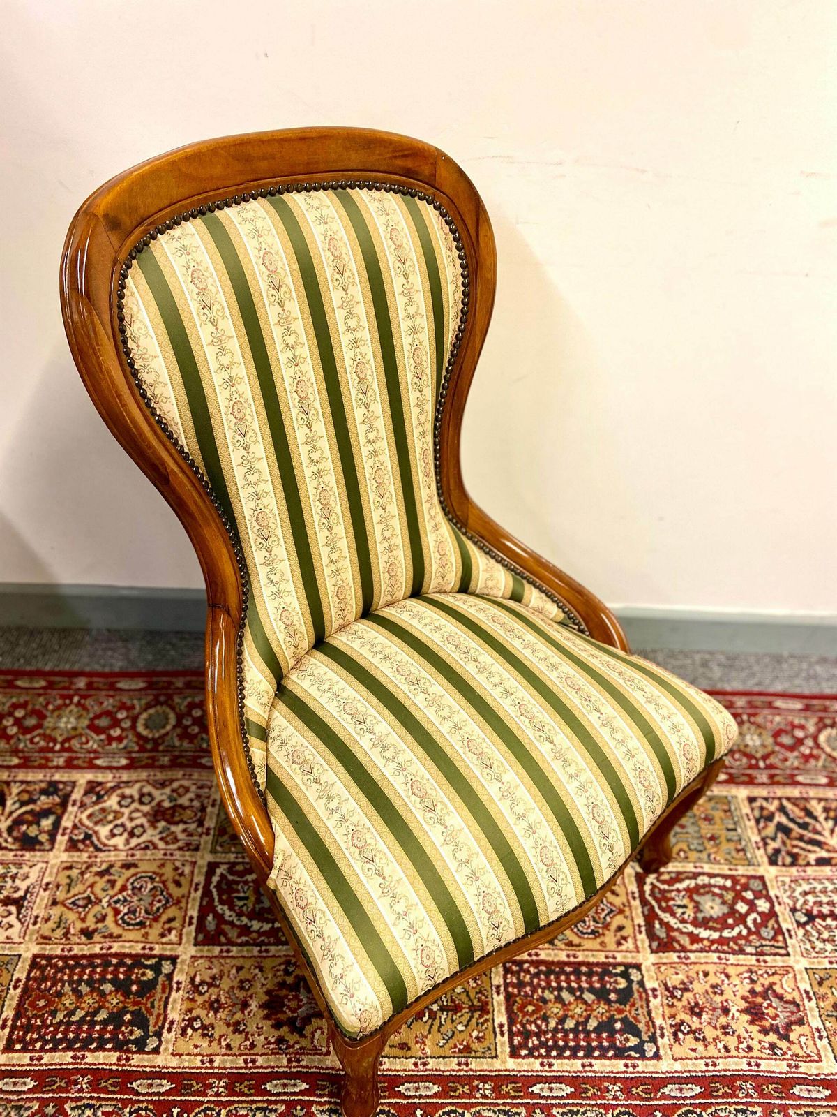 Vintage Regency Style Petite Button Backed Bedroom Vanity Chair / Free Delivery / Made In England C1940 photo buy