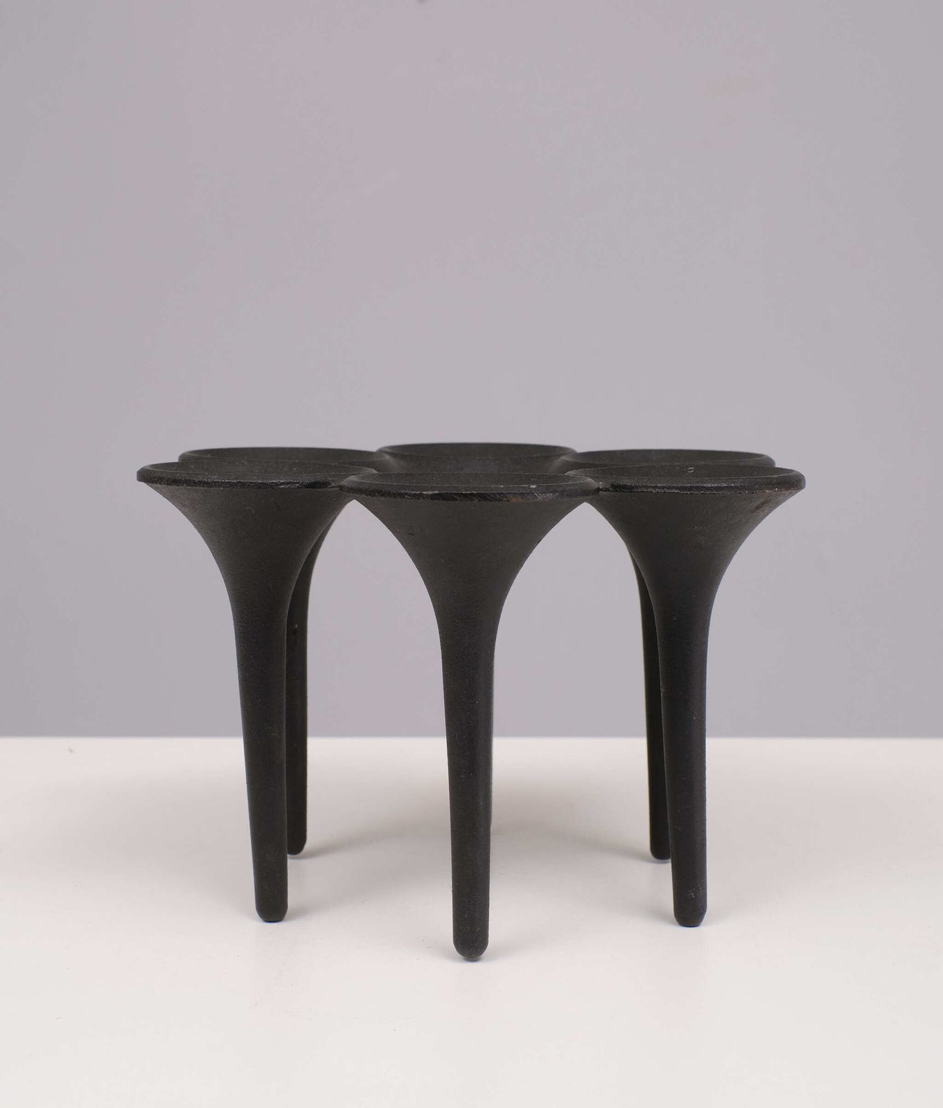 Holmgren Illums Bolighus, Cast Iron Candle Holder 1960s Denmark photo 387.0