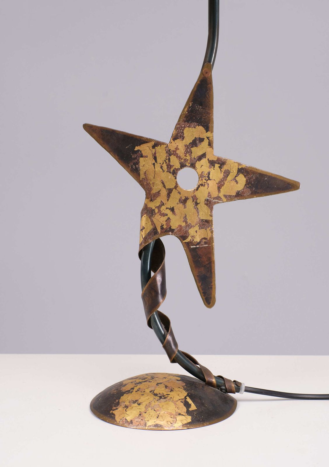 Robert Kostka Handmade Star Table Lamp 1980s France photo furniture