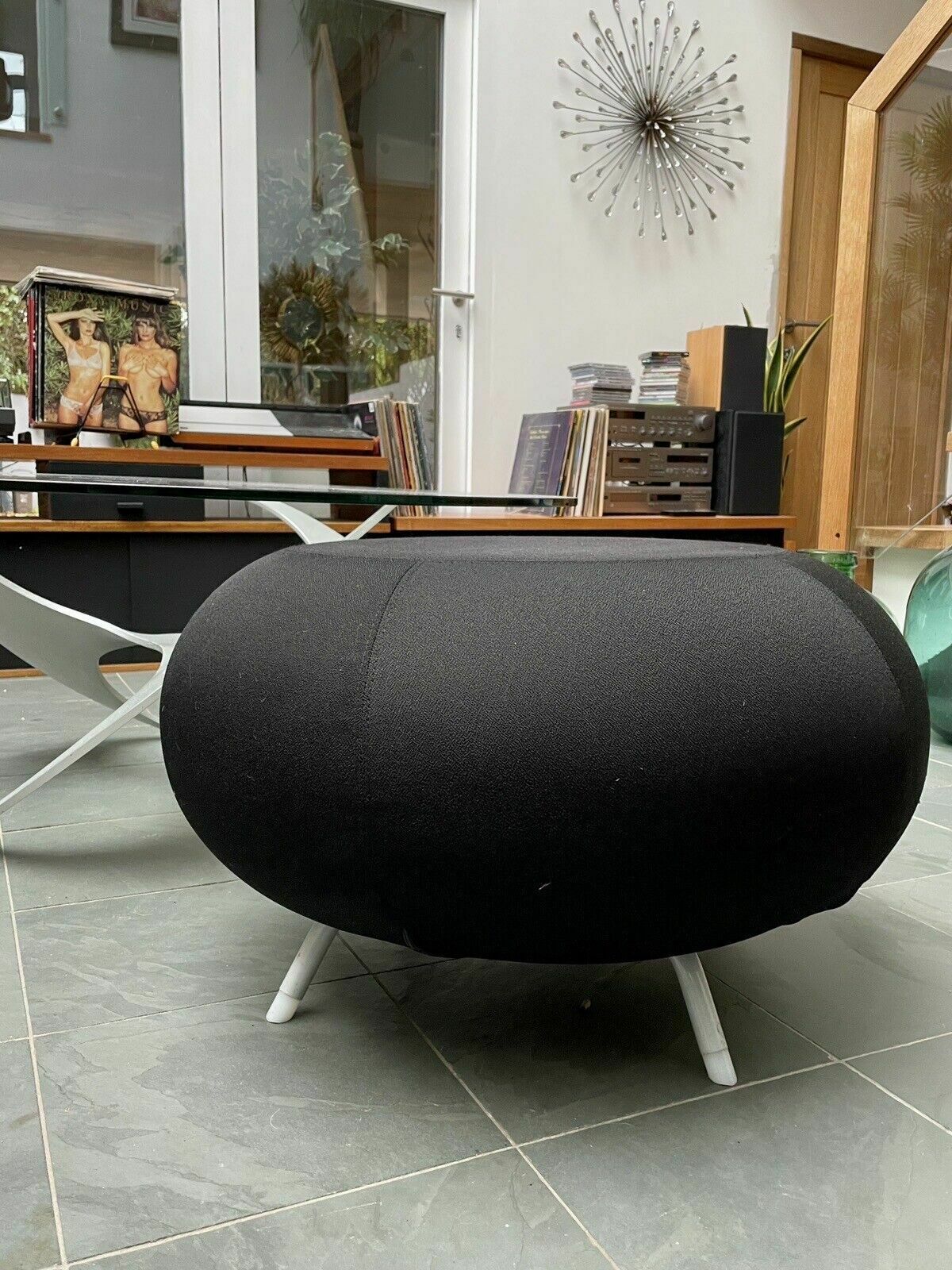 photo buy Allermuir A620 Pebble Stool/Seating Unit In Havana Extreme (Black)