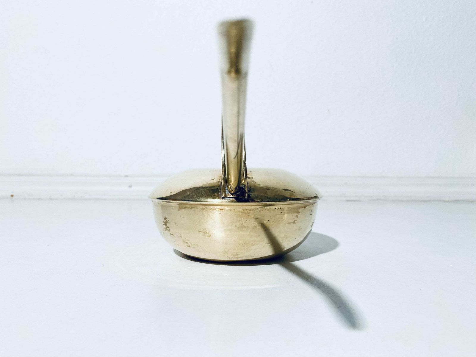 Mid Century Brass Long Spout Flower Watering Can / 1960s Vintage Decor / Made In England photo 116.0