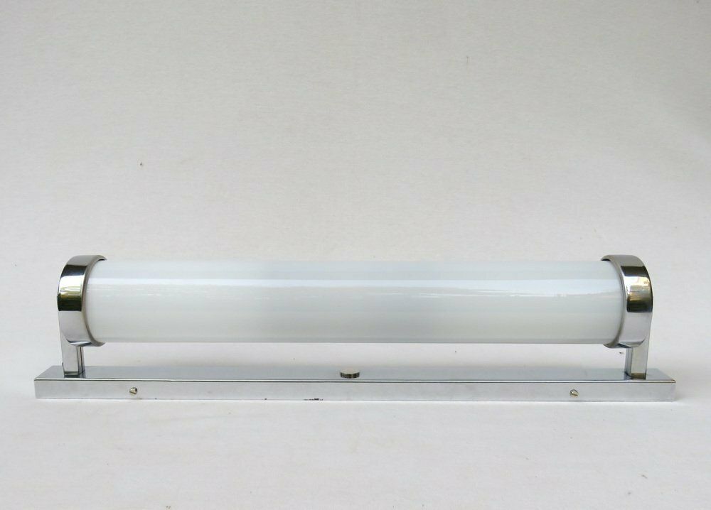 Chrome Plated Glass Wall Lamp From Napako, Czech Republic, 1930s photo buy