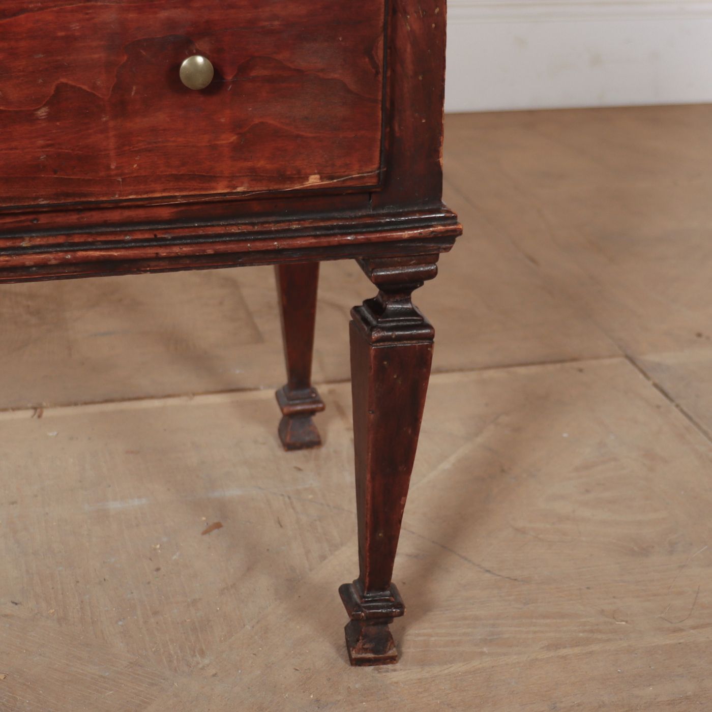 Small 18th C Two Drawer Italian Walnut Commode. 1790. photo 1740.0