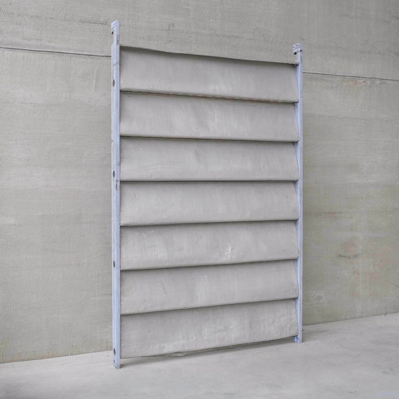 Jean Prouvé Architectural Mid Century Cameroon Sliding Panelsun Shutterroom Divider