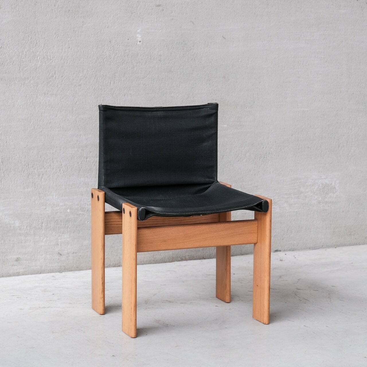 Set Of Four Italian Scarpa 'Monk' Mid Century Dining Chairs photo vinterior