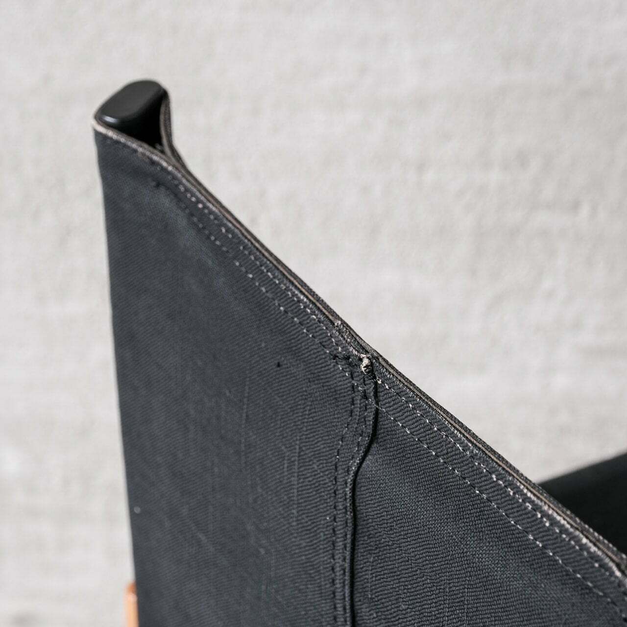 photo for sale Set Of Four Italian Scarpa 'Monk' Mid Century Dining Chairs