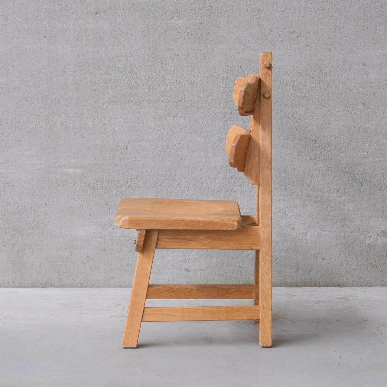 Set Of Six Brutalist Spanish Mid Century Dining Chairs photo Furniture