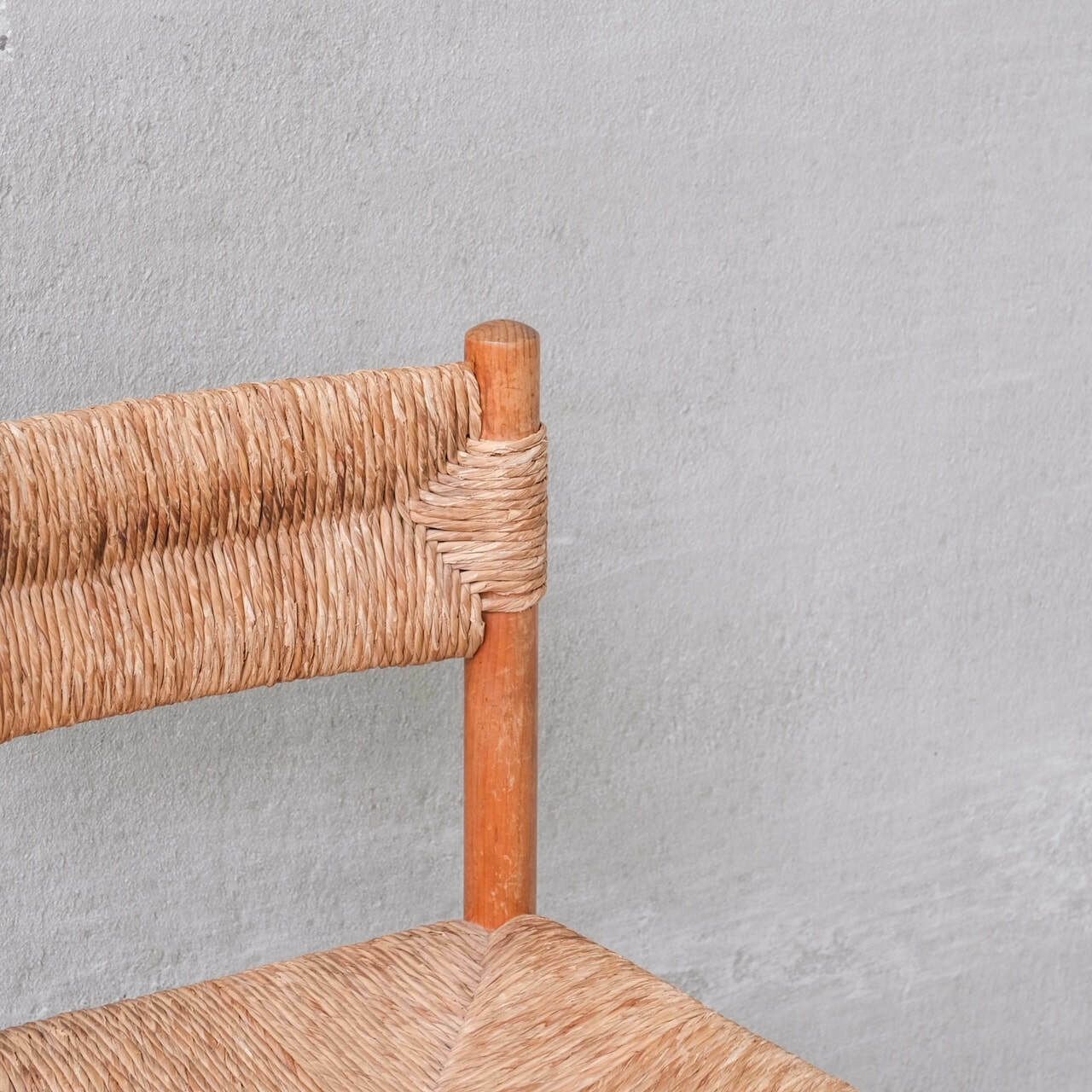 Single Mid Century Rush Chair By Ate Van Apeldoorn For Houtwerk Hattem photo 695.0