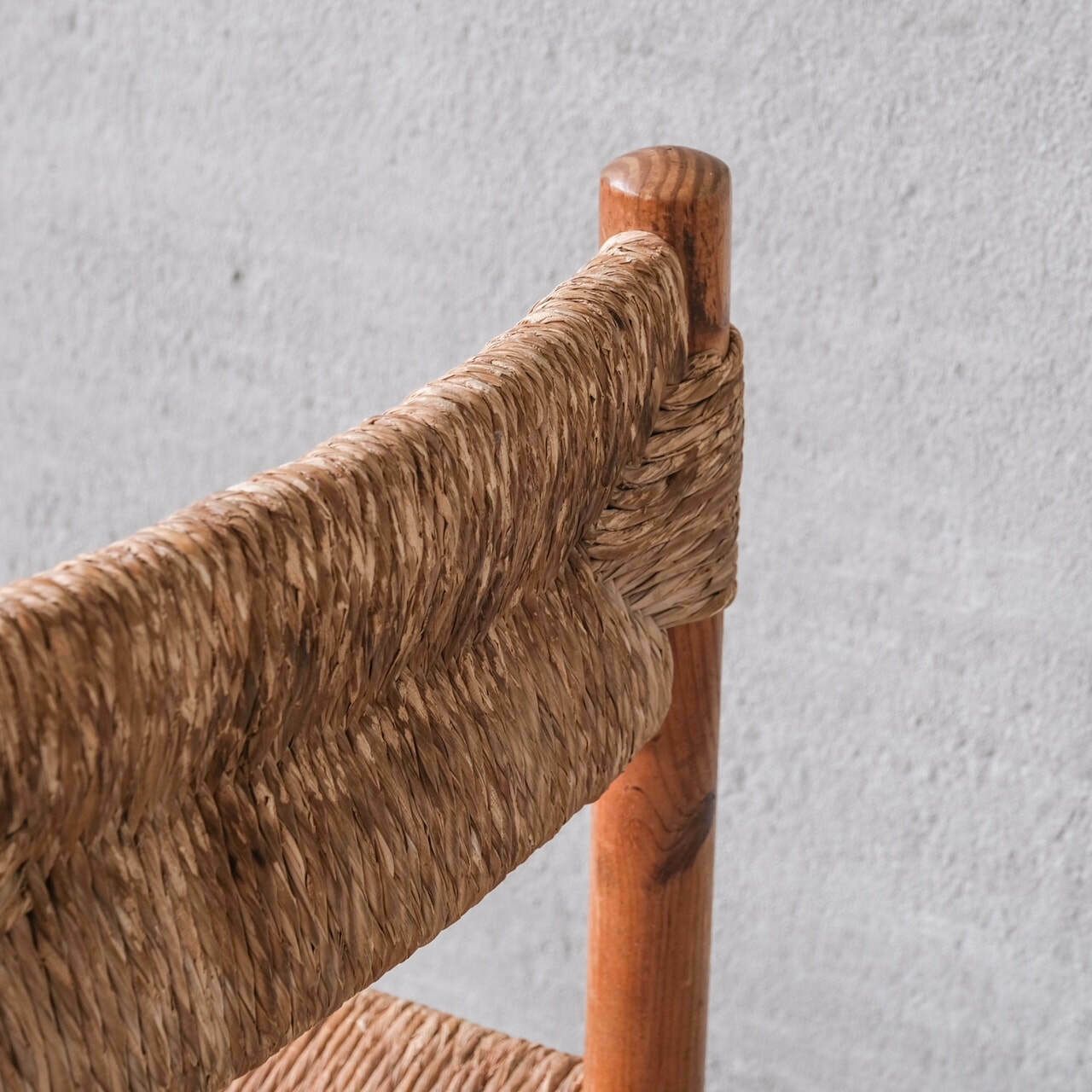 photo for sale Single Mid Century Rush Chair By Ate Van Apeldoorn For Houtwerk Hattem