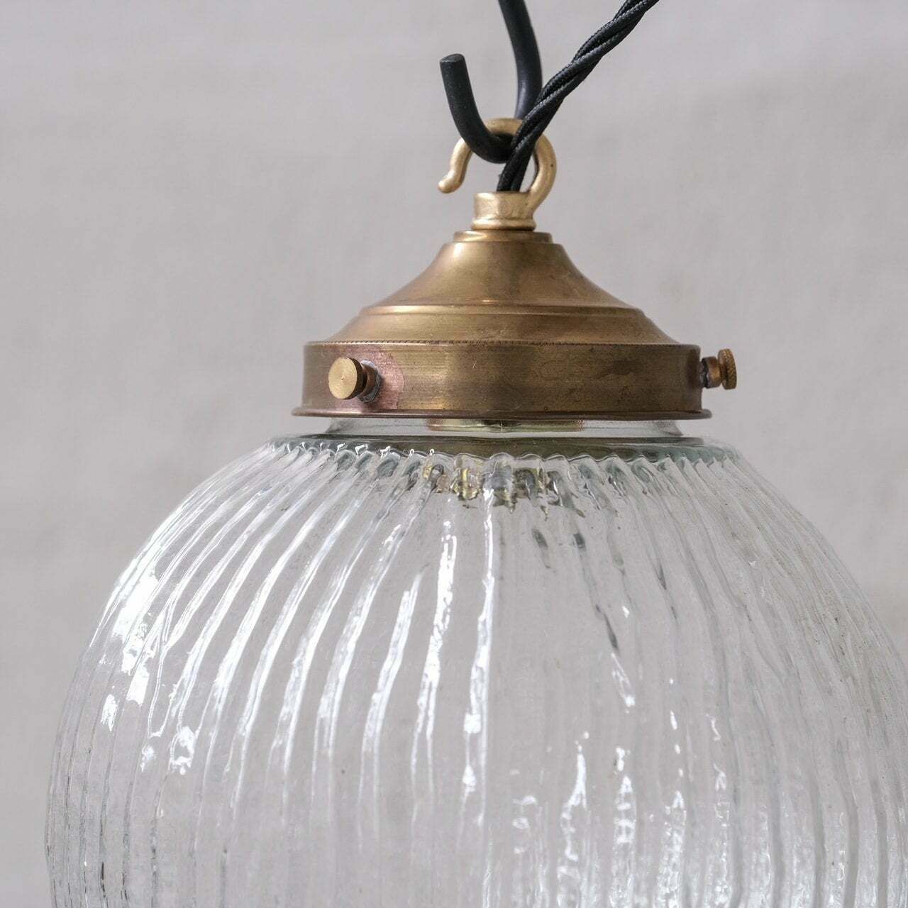 Italian Mid Century Glass And Brass Pendant Light photo furniture