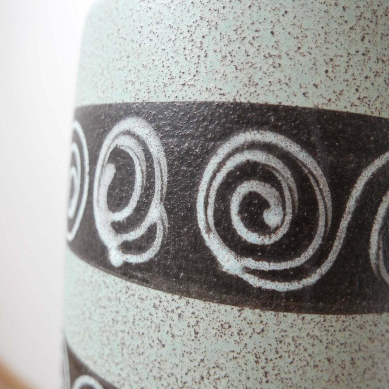 West German Green Ceramic Mid Century Vase photo Home Decor