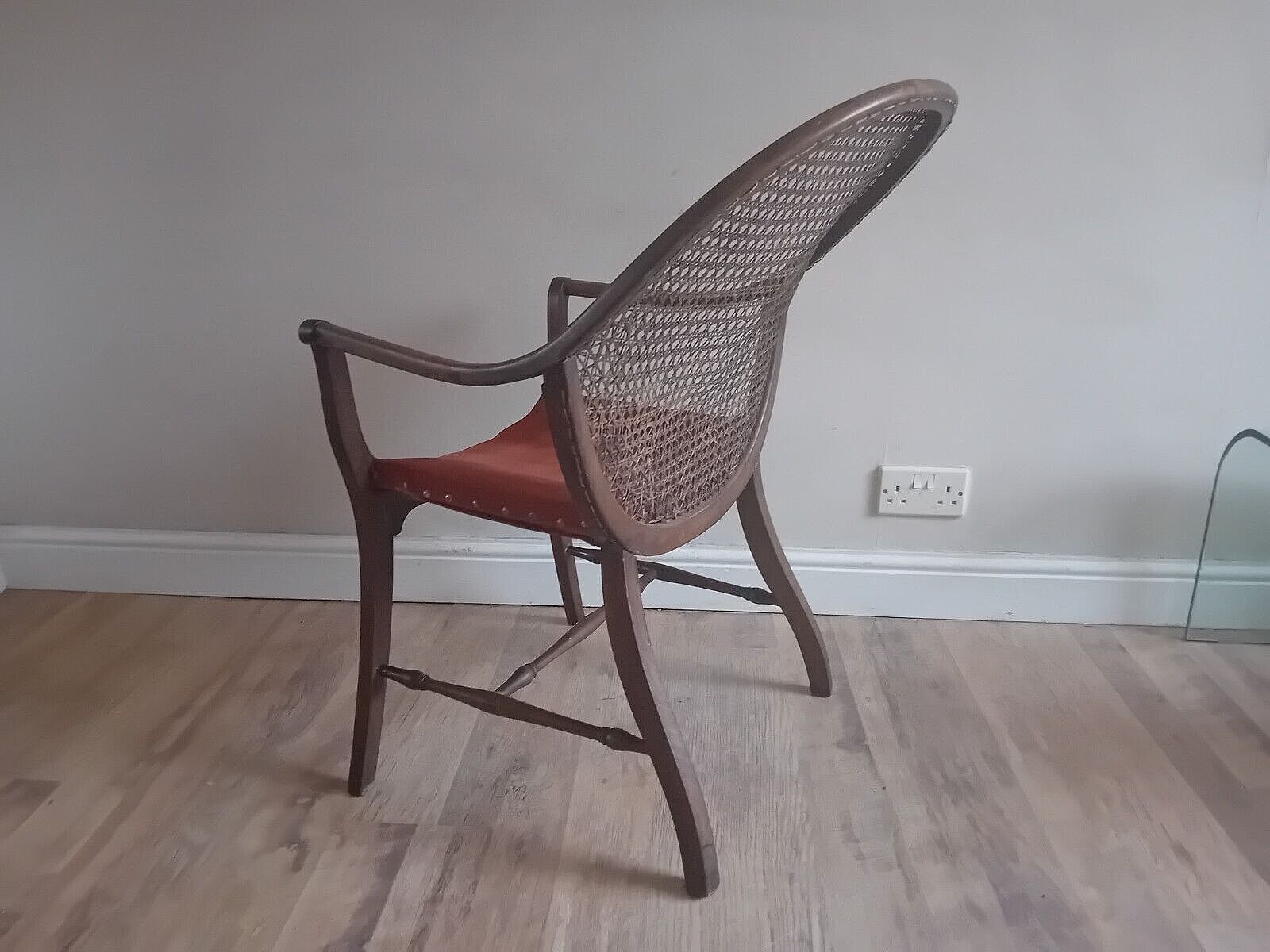 Delightful French Art Deco 1920's Elm Bedroom , Landing , Hall ,Armchair photo furniture