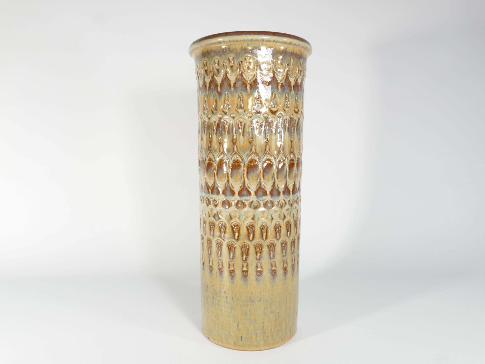 Scandinavian Modern Stoneware Floor Vase, "3119" Søholm Stentøj, 1960's photo for sale