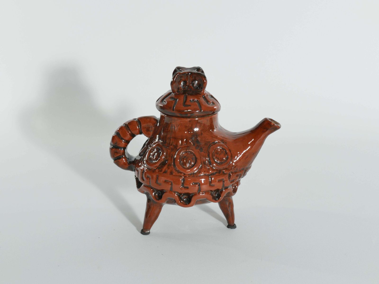 Vintage Playful Teapot With Crab Like Features By Allan Hellman Sweden 1982 photo for sale