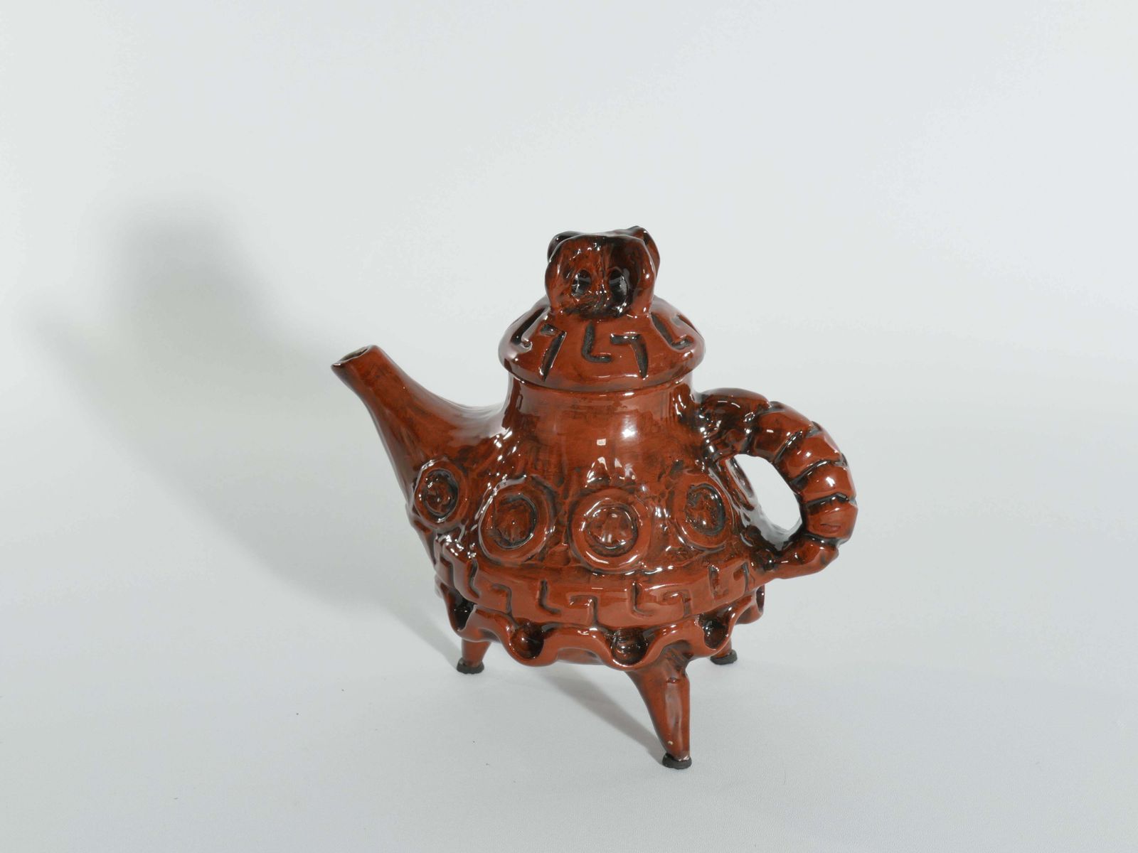 Vintage Playful Teapot With Crab Like Features By Allan Hellman Sweden 1982 photo vinterior