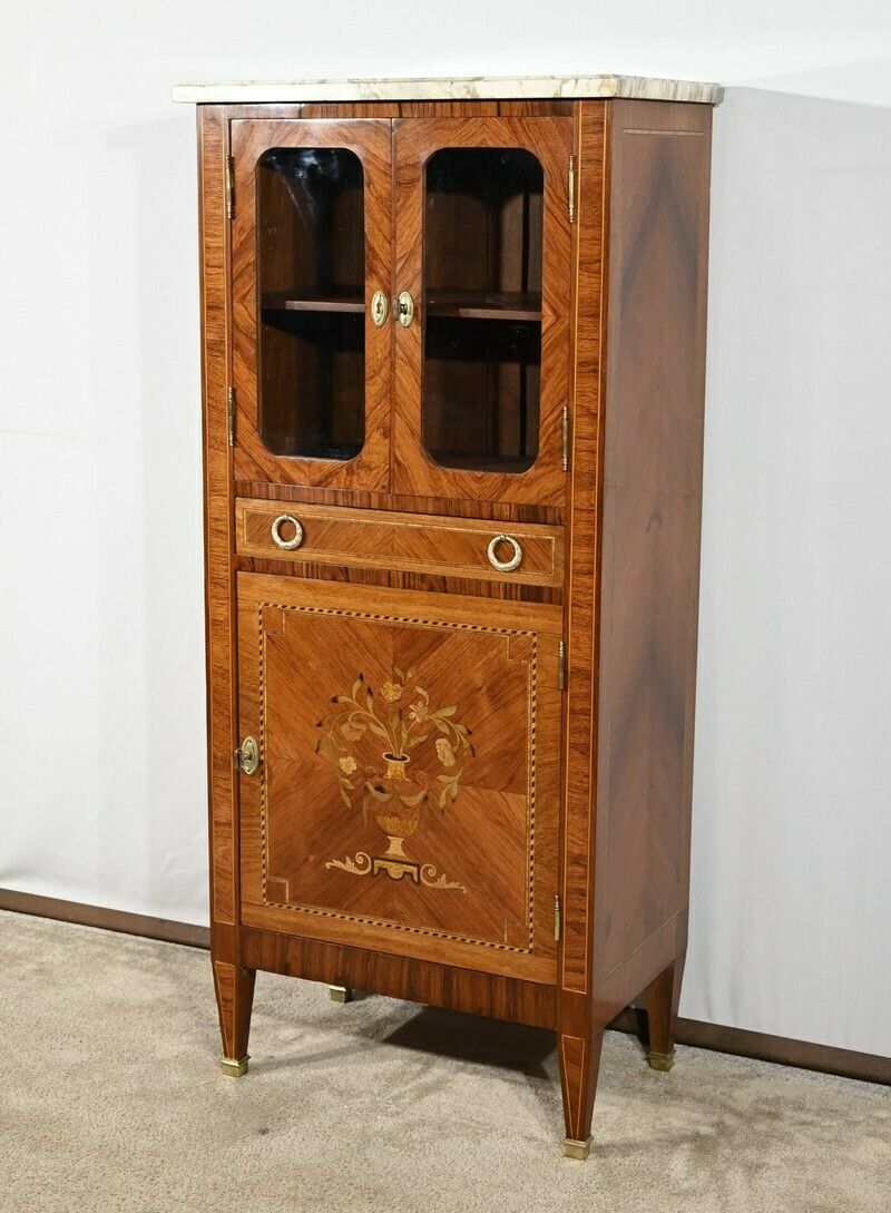 Rosewood Showcase Furniture, Louis XVI Style – Late 19th Century photo for sale