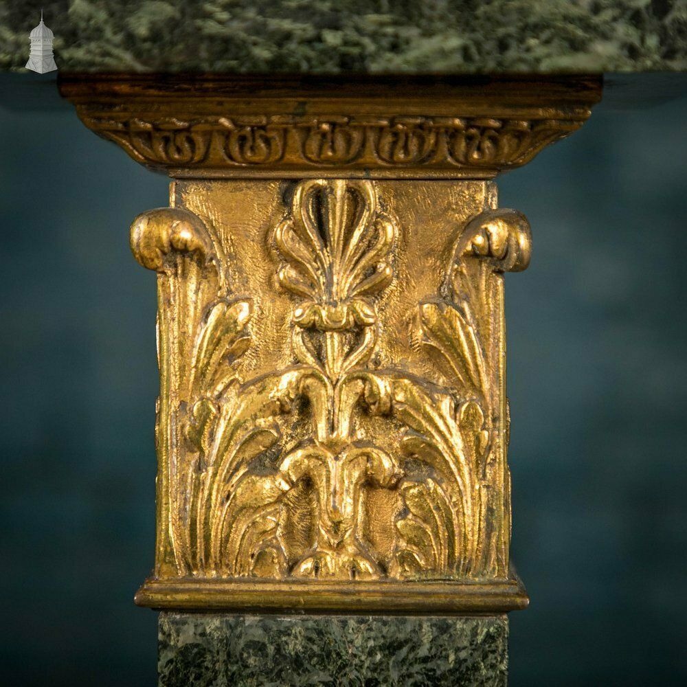Marble Column Plinth Stand, 19th C French Empire photo vinterior