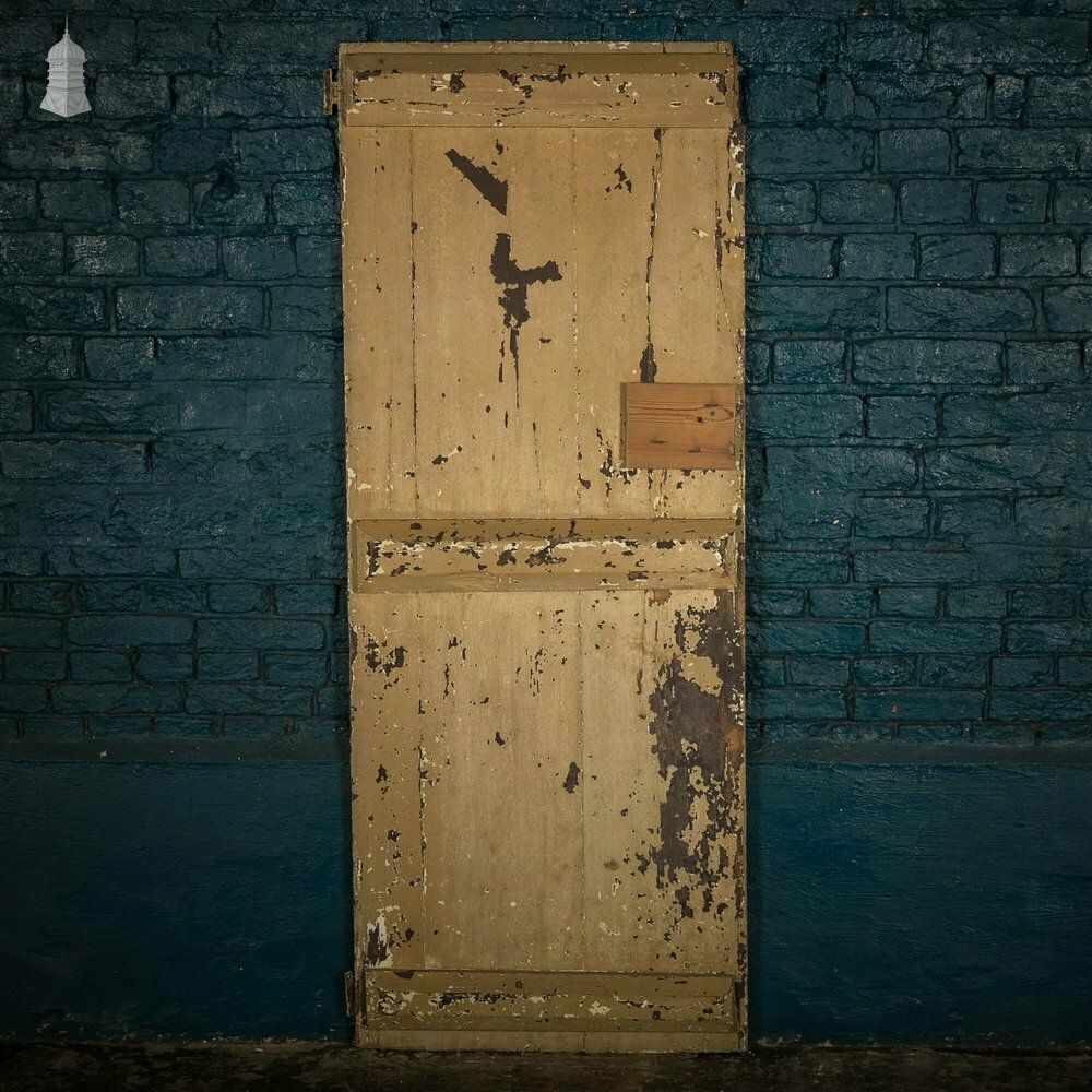 photo for sale Ledged Plank Door, Distressed Painted Finish