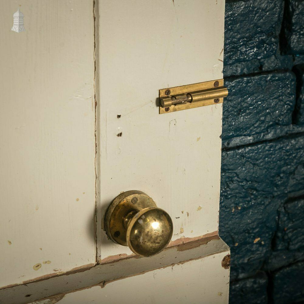 photo buy Ledged Plank Door, Green Painted Pine