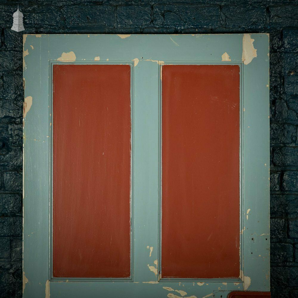 Pine Panelled Door, 4 Panel Distressed Paint photo furniture