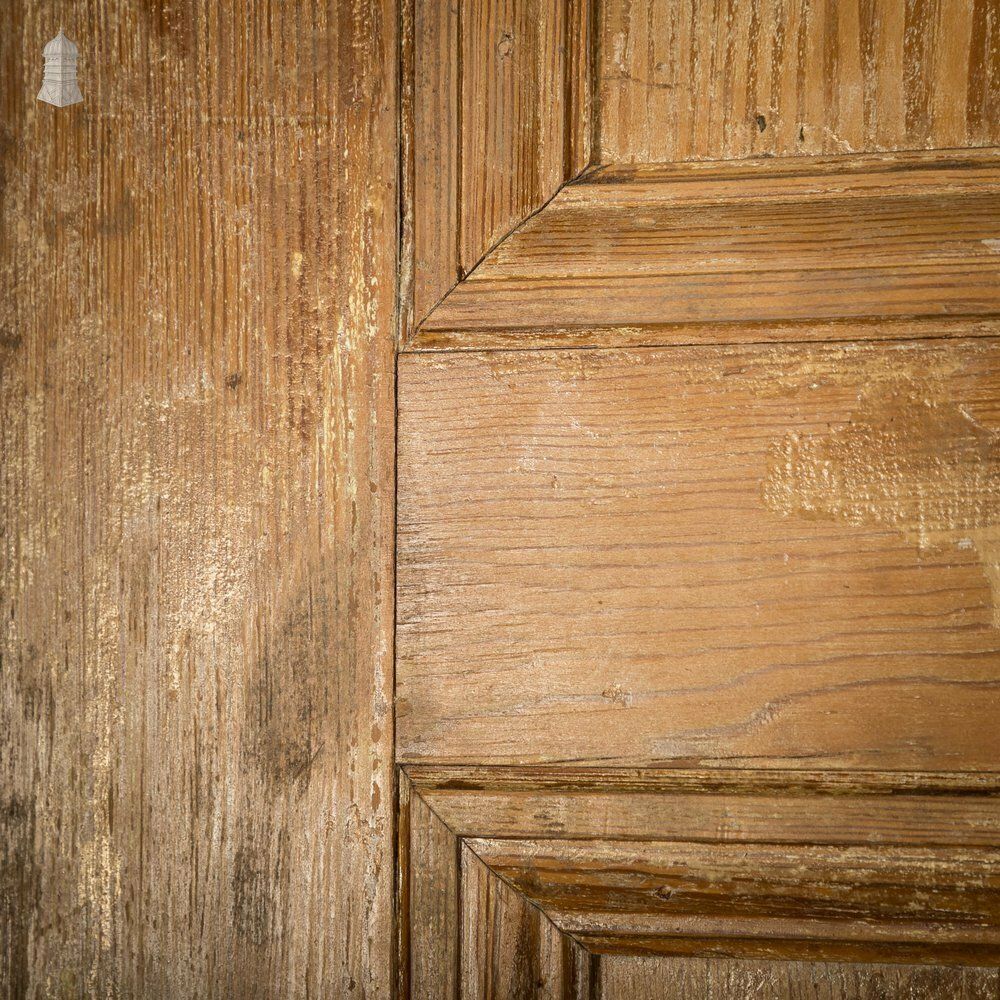 photo buy Pitch Pine Panelled Door, Victorian Style, 6 Moulded Panel