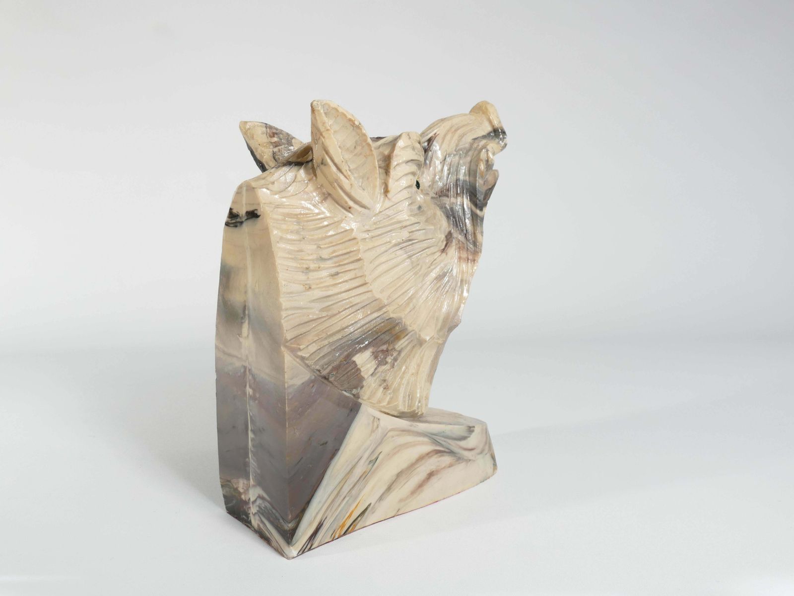 Heavy Bookend In The Shape Of A Wild Boar. photo vinterior