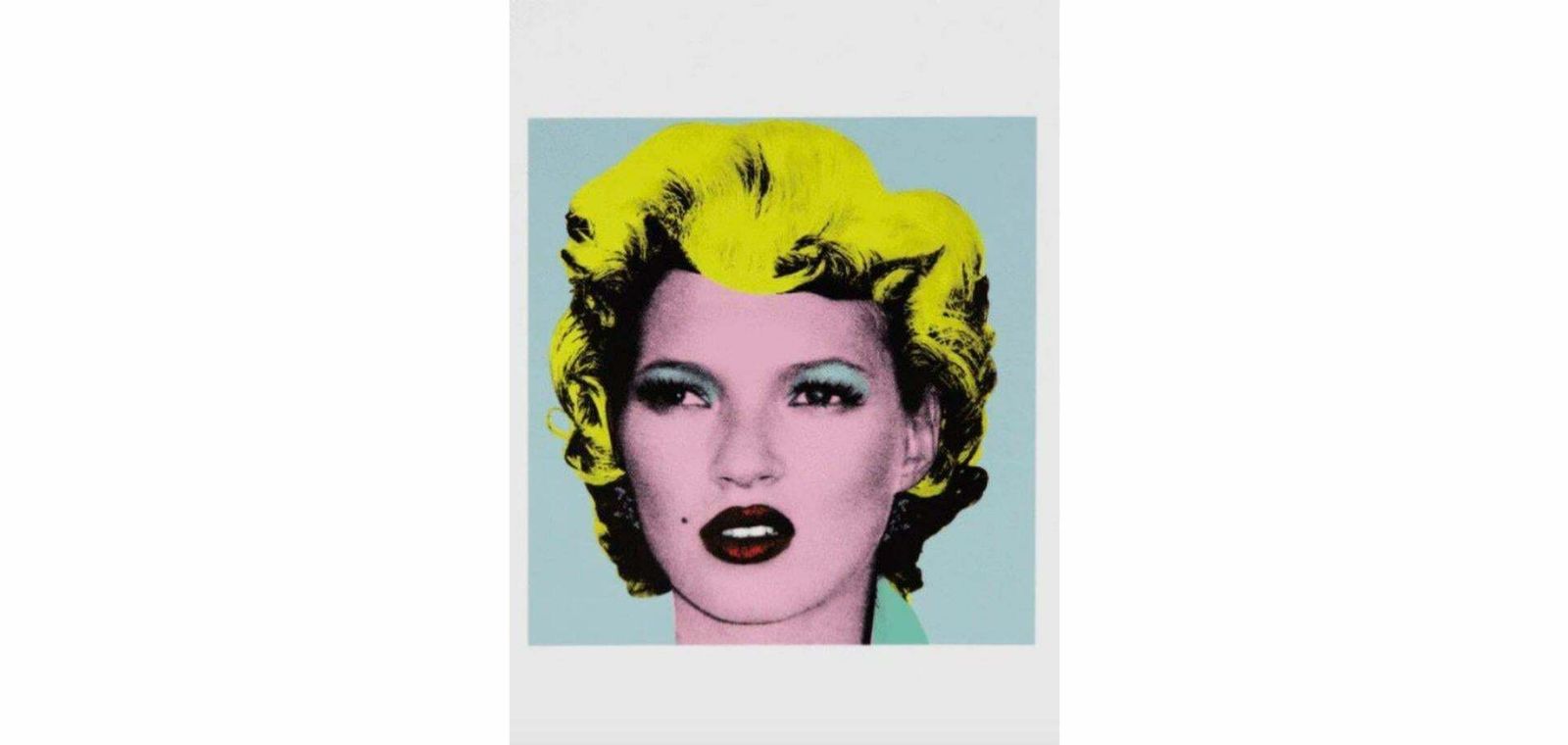 Kate Moss (Crude Oils), Print On Card, 2005 By Banksy 2005
