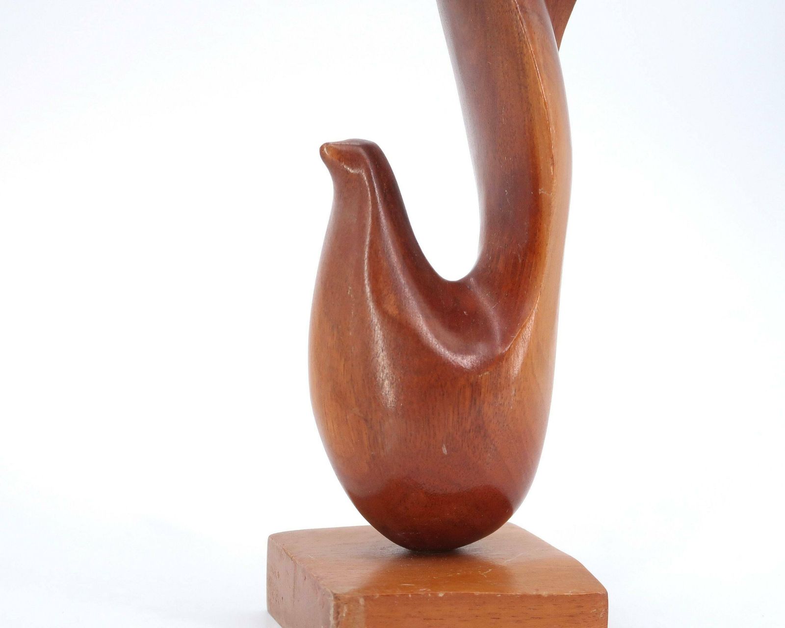 Modern Wood Sculpture, Bird, 1970s / Art, Alexandre Noll Style photo for sale