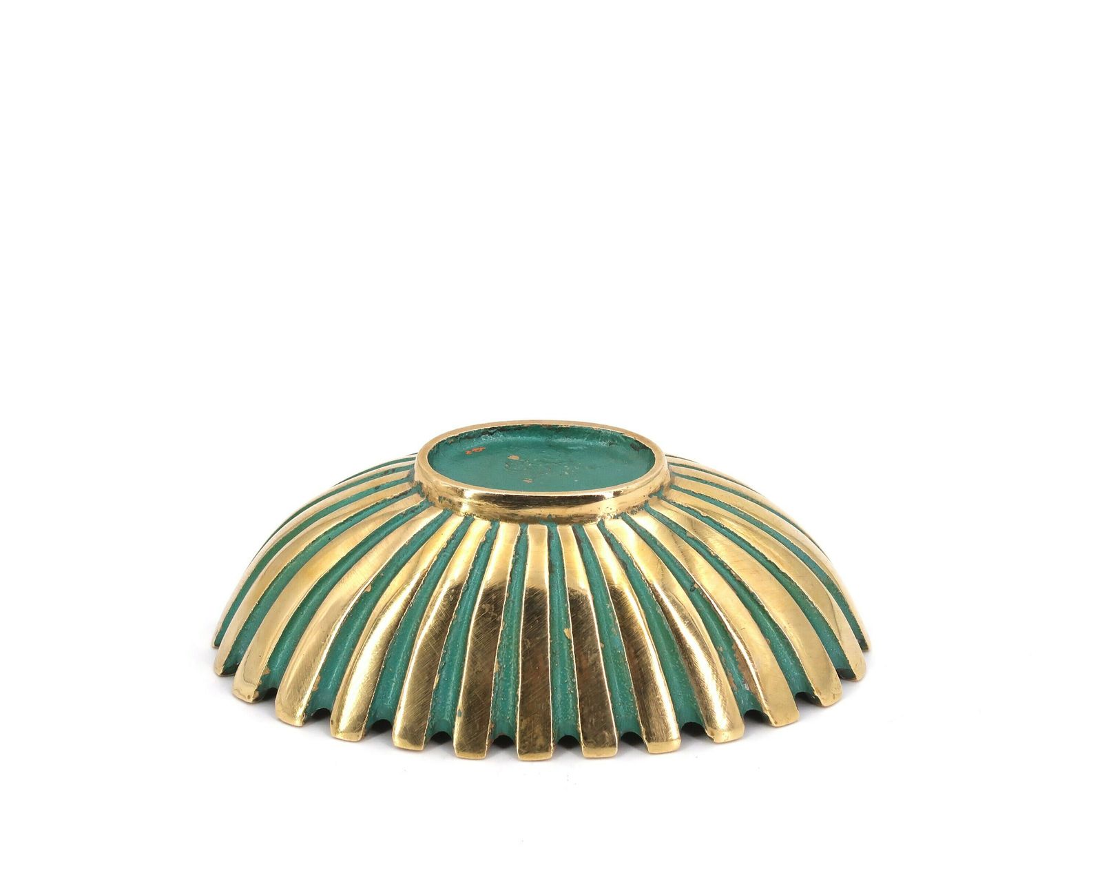Bronze And Turquoise Bowl, Ring Dish By Maurice Ascalon, 1950s / Made In Israel, Mid Century Modern, Judaïca, Pal Bell Co photo vintage