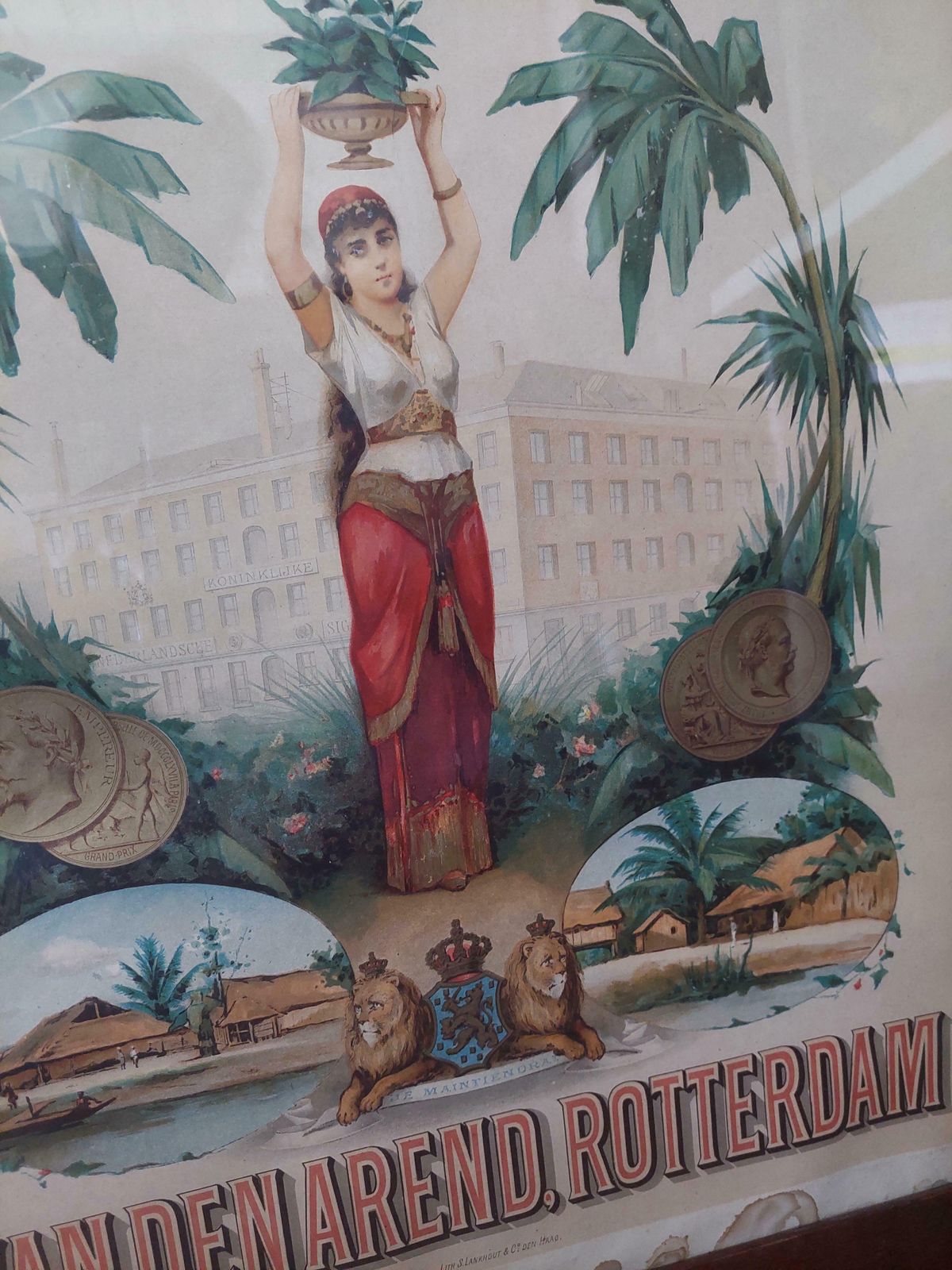 Antique Cigars Advertising Poster Koninklijke Nederlandsche Sigaren Fabriek photo Art