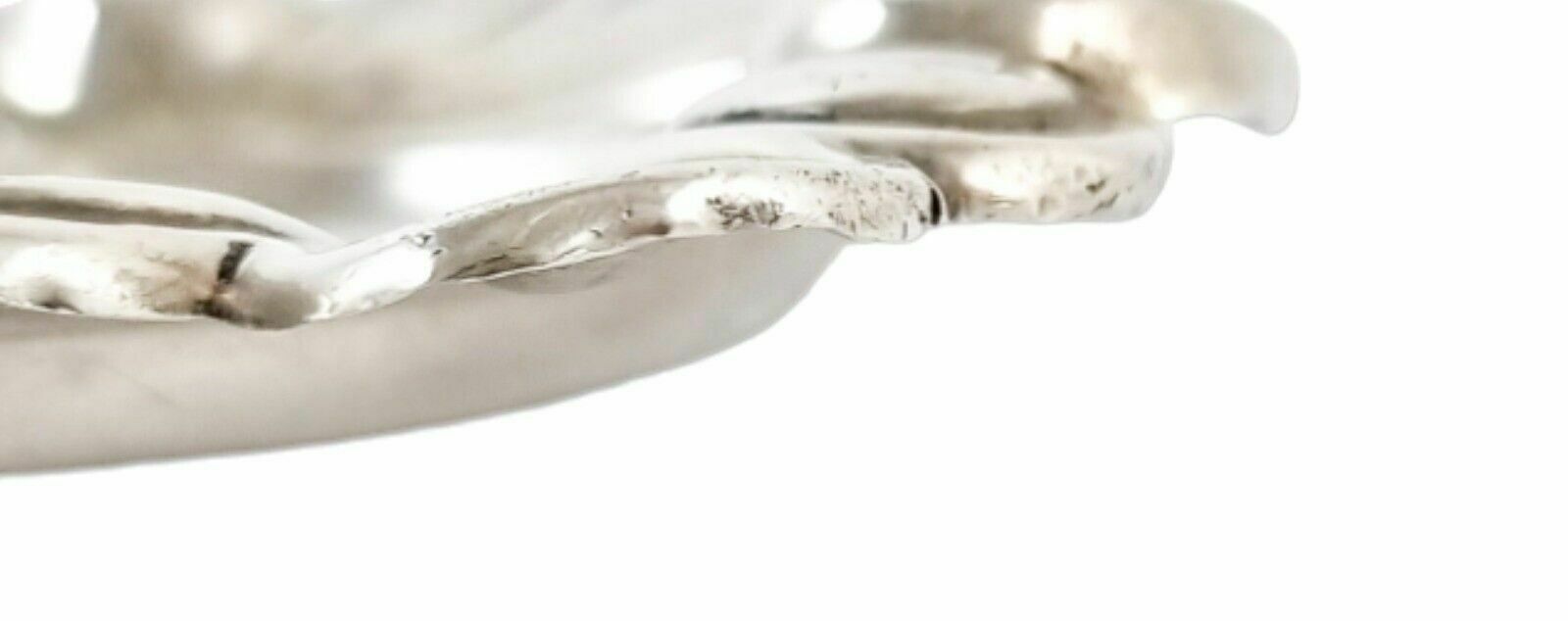 photo for sale Victorian Fluted Round Pin Tray / Sweetmeat Dish / Ashtray Embossed With Scrolls